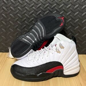 Air Jordan 12 Retro Taxi Flip Sneakers 153265-162 GS Size 4Y Womens Size 5.5